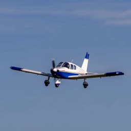 RC Airplane Cherokee 1.3M Blue BNF Basic with AS3X and Safe Select