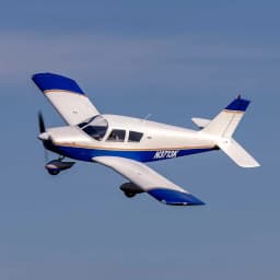 RC Airplane Cherokee 1.3M Blue BNF Basic with AS3X and Safe Select