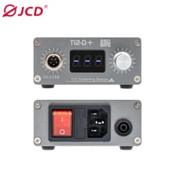 JCD T12-D PLUS Soldering Station For Mobile Phone Motherboard Repair With T12 Tips Soldering Iron Fast Heating Welding Kits