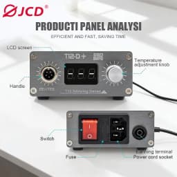 JCD T12-D PLUS Soldering Station For Mobile Phone Motherboard Repair With T12 Tips Soldering Iron Fast Heating Welding Kits