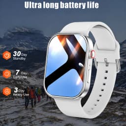 New Full-Touch High-Definition Men'S and Women'S Sports Smartwatch Features Wireless Dialing, Answering Calls, Motion Tracking, Music Control. The Stylish Smartwatch Is Compatible with Android and Iphone