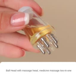6ml Scalp Applicator Mini Head Massager Roller Ball Brush Hair Growth Essential Oil Medicine Liquid Applicator Massage Comb
