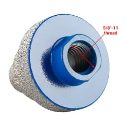 LOZLIN 20/35/50mm Diamond Step Chamfer Drill Bit 5/8-11 Thread For Angle Grinder Tile Porcelain Marble Masonry Hole Enlarging Edge Trimming Tool Accessory