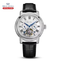 Seagull Luxury Dress Watch for Men Automatic Mechanical Watches Business 5Bar Waterproof Flywheel Wristwatch Relógios Masculino 622 624