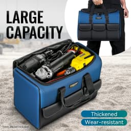 WINHUNT Tool Bag 2-Pack Set | Portable Tool Bag | Wide Mouth Tool Bags for Men and Women | Small Tool Tote | Tool Organizer for Home Repairs,Garage Storage,Professional Work