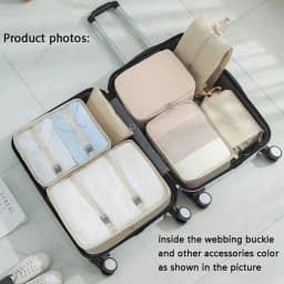 8Pcs/Set Travel Organizer Storage Bags Suitcase Packing Cubes Set Cases Portable Luggage Clothes Shoe Tidy Pouch Folding