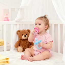 BPA Free Silicone Baby Teether Flower Shape Pacifier Teething Ring Newborn Soothing Chew Toy Infant Grip Molar Sensory Toy