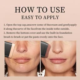 2 In 1 Waterproof ConcealingFoundation Stick ForSweat Resistance, StrongDark Circle Coverage,Natural Makeup Feel,Portable Design,Multi-ColorOptions, PerfectCosmetic Gift Long Lasting Concealer FaceConcealer Concealer Foundation