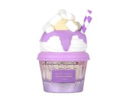 Yara Lattafa Mallow Madness Give Me Gourmand Eau De Parfum Long Lasting Sweet Fluffy Marshmallow Vanilla Dessert Fragrance Women Perfume Cute 3D Marshmallow Cream Cup Bottle Purple Pastel Gourmand Scent Birthday Holiday Gift for Ladies