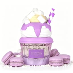 Yara Lattafa Mallow Madness Give Me Gourmand Eau De Parfum Long Lasting Sweet Fluffy Marshmallow Vanilla Dessert Fragrance Women Perfume Cute 3D Marshmallow Cream Cup Bottle Purple Pastel Gourmand Scent Birthday Holiday Gift for Ladies