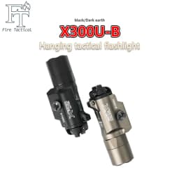 Tactical Metal SF X300U-B X300UB X300 Flashlight 1000LM LED White Light Strobe Hunting Tools Hanging Scout Light Fit 20mm Rail