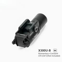 Tactical Metal SF X300U-B X300UB X300 Flashlight 1000LM LED White Light Strobe Hunting Tools Hanging Scout Light Fit 20mm Rail