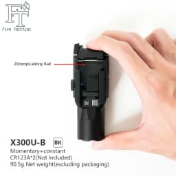 Tactical Metal SF X300U-B X300UB X300 Flashlight 1000LM LED White Light Strobe Hunting Tools Hanging Scout Light Fit 20mm Rail
