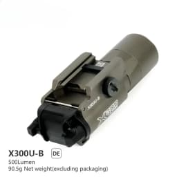 Tactical Metal SF X300U-B X300UB X300 Flashlight 1000LM LED White Light Strobe Hunting Tools Hanging Scout Light Fit 20mm Rail
