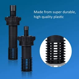Ebb and Flow Fitting Kit - 7-Piece Fill and Drain Bulkhead Fitting Set with 1/2 3/4 Outlets, Screen Fittings and Extensions for