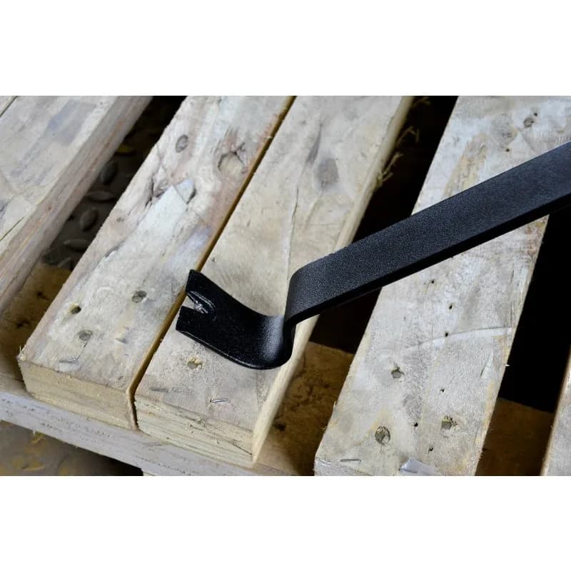 15-Inch Utility Pry Bar, Nail Puller & Crowbar, Drop Forged Heat-Treated Carbon Steel