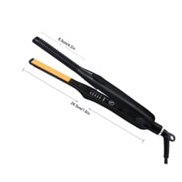 Mini Teddy Wave Hair Straightener Thin Pencil Flat Iron Titanium Professional Salon Hair Curler for Short Hair
