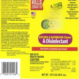(2 pack) Kitchen & Bath Household Cleaner, Lemon, 40 oz