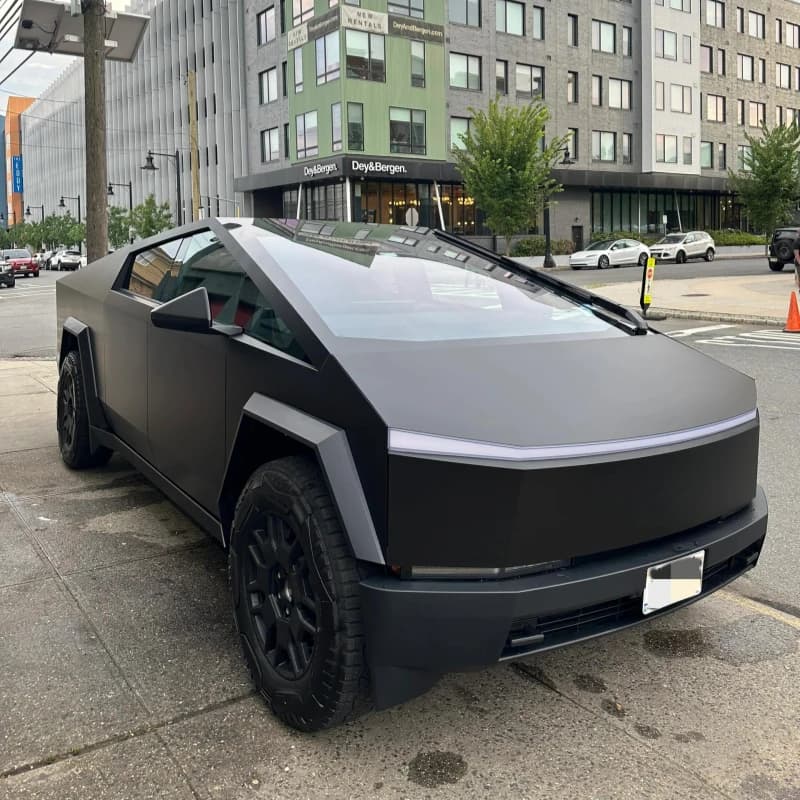 Matte Black Pre-cut PPF For Tesla Cybertruck 2024-2026 Color Changing Film PET Paint Protection Film Vinyl Anti-scratch Cover DIY Color Accessories Stickers Car Accessories