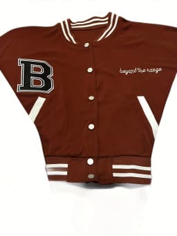 Plus Size Women's Colorblock Letter B Print Cropped Baseball Jacket Set High Waist Black PU Pleated Leather Mini Skirt Hot Girl Two-Piece Set