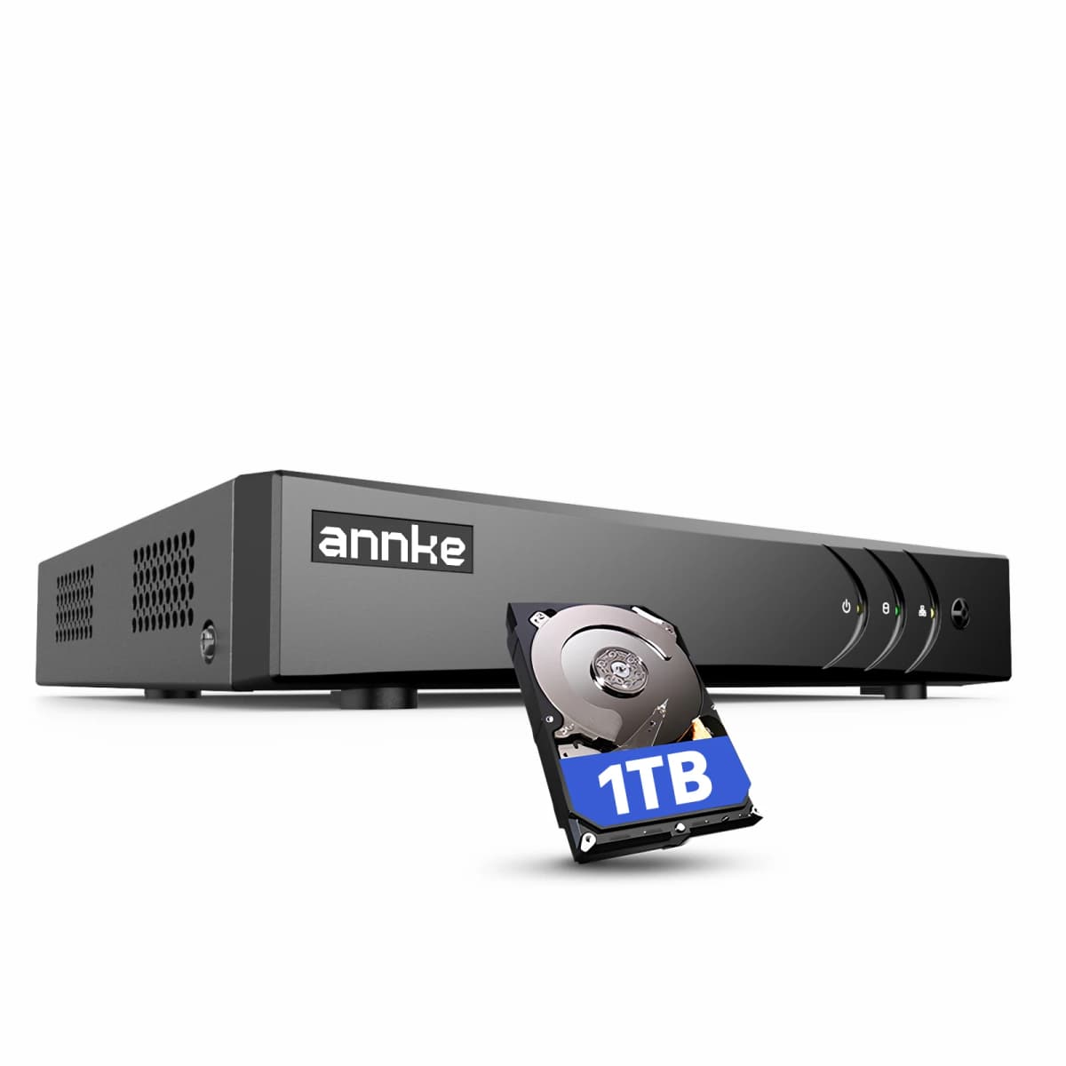 ANNKE 8CH 5-in-1 DVR 3K Lite 5MP Recording & Playback, H.265 Pro+ Compression, Human/Vehicle Motion Detection 2.0, TVI/AHD/CVI/CVBS/IPC Input, Coaxial Audio, Remote Access