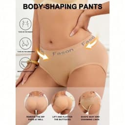 Women Fake Butt Shaping Pants,Triangle Lifting Shapewear Panty With Removable Sponge Pad,Solid Enhancer Control Panties