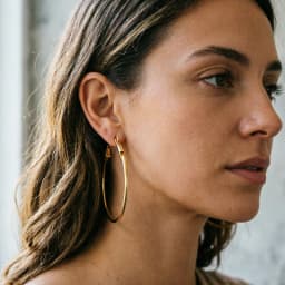 6 Pairs 316L Stainless Steel Hoop Earrings Set 30/40/50mm Gold Silver Lever Back Hoops Waterproof Hypoallergenic Fade Resistant Women Daily Jewelry