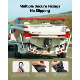 SucceBuy 2pcs 2/4ft Retractable Ratchet Straps with S Hooks 2in Cargo Ratchet Tie Down Luggage Belt Strap for Trailers Vehicles
