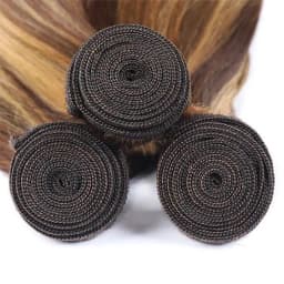 20 22 24Inch P4/27 Straight Bundle Human Hair 12A Highlight Straight Bundles 100% Human Hair Honey Blonde Bundles Top Quality