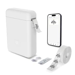 Label Maker Machine with Tape Portable Printer Mini Thermal Printers Self-adhesive Sticker for School Home Office Organization