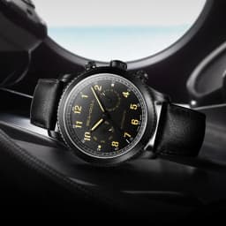 Seagull Men's Watch Fashion Multifunction Belt Sapphire Luminous Automatic Mechanical Watch Pilot Series Wristwatch 819.33.6080H