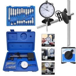 Dial Indicator With Magnetic Base Universal Flexible Dial Test Indicator Fine Adjustable Holder Stand Precision Measuring Tool