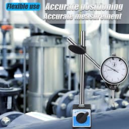 Dial Indicator With Magnetic Base Universal Flexible Dial Test Indicator Fine Adjustable Holder Stand Precision Measuring Tool