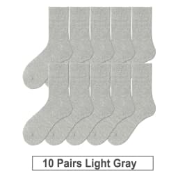 10 Pairs New Men's Cotton Socks Black Business Men Socks Soft Breathable Autumn Spring for Male White US6-10