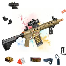 Creative toy gun, featuring stable shooting and balanced range and speed; the rechargeable design ensures long-lasting use, suit