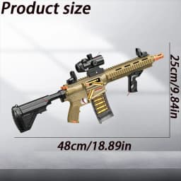 Creative toy gun, featuring stable shooting and balanced range and speed; the rechargeable design ensures long-lasting use, suit