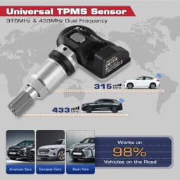 Autel MX Sensor 315 433MHZ 2In1 TPMS Tire Repair Tool Auto Accessory Tyre Pressure Monitor Pad Programmer For TS501 TS508WF