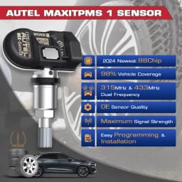 Autel MX Sensor 315 433MHZ 2In1 TPMS Tire Repair Tool Auto Accessory Tyre Pressure Monitor Pad Programmer For TS501 TS508WF