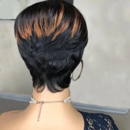 Short Pixie Cut Wig for Women Pixie synthetic Wig for Glueless Full Machine Made Wigs Easy to Wear Throw On and Go Wigs