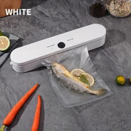 1 Unit Compact Full-Automatic Vacuum Sealer,110-130V Food Packager,Suitable For Dry/Wet Food Small Fresh-Keeper,Kitchen Storage