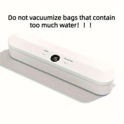 1 Unit Compact Full-Automatic Vacuum Sealer,110-130V Food Packager,Suitable For Dry/Wet Food Small Fresh-Keeper,Kitchen Storage