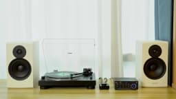 NEOHIPO TP10 Turntable Preamp, Premium Aluminum Body with Anti-Skid Base & Comfort Knob, RCA/3.5mm Output