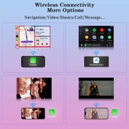 BONROAD Wireless CarPlay Android Auto Decoder For Mercedes Benz GLK W207 W212 W204 SLS W218 NTG 4.0 NTG4.5 NTG5.0 BT Mirror Link
