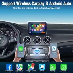 BONROAD Wireless CarPlay Android Auto Decoder For Mercedes Benz GLK W207 W212 W204 SLS W218 NTG 4.0 NTG4.5 NTG5.0 BT Mirror Link