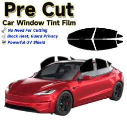 Precut Window Tint Car for Tesla Model 3 2024-2026 Sun Uv-Ir Blocking Heat & Glare 2Ply Window Protector Privacy Films Shade