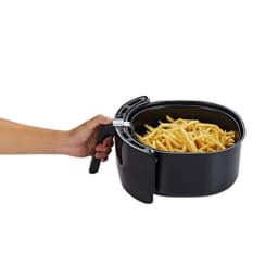 USA 1700-Watt 5.8-QT 8-in-1 Digital Air Fryer with Recipe Book Black