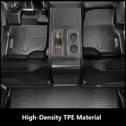 3D Floor Mats for 2019- 2025 Toyota RAV4 All Weather TPE Rubber Car Floor Liners