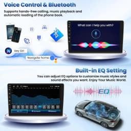 Android 15 Auto 9" Touch Screen for Hyundai Elantra 2016-2018 for Carplay Radio Dash Kit WiFi Multimedia Player Intelligent