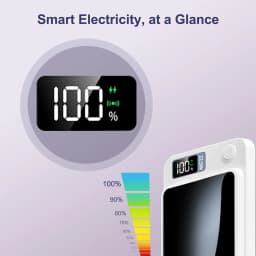 2-in-1 Wireless Magnetic Power Bank Fast Charging Portable PD 22.5W 10000mAh 5000mAh LED Power Display for iPhone 17/16/15/14 Samsung
