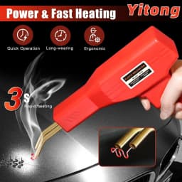 Upgraded Plastic Welder, 1000PCS Staples, Pure Copper Transformer, Rapid Heating, Plastic Welding Kit, Hot Stapler Kit, Plastic